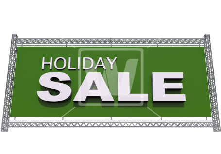 Holiday Sale Green Banner - Banner (550x366), Png Download