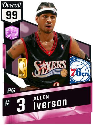 Allen Iverson Aka The Answer - Pink Diamond Kevin Love (325x475), Png Download