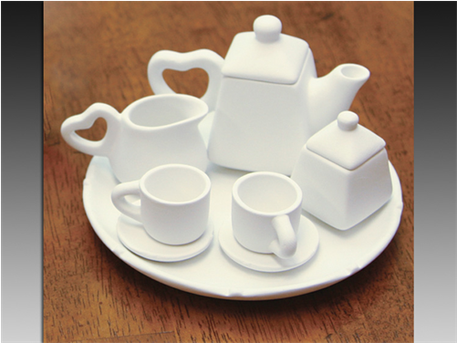 Kitchen La Petite Tea Set/4 Spo - Cup (500x500), Png Download