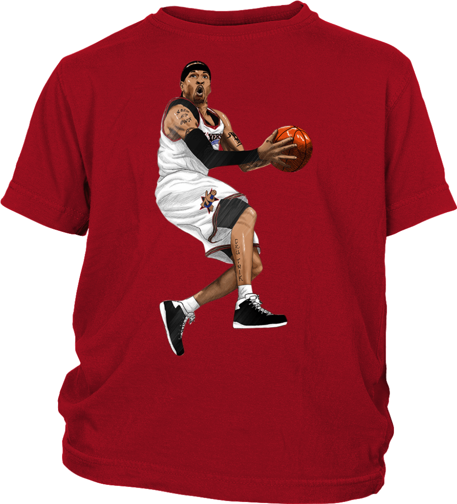 Retro Allen Iverson Youth Shirt - I'm Sassy Like My Aunt - Youth Shirt (1024x1024), Png Download