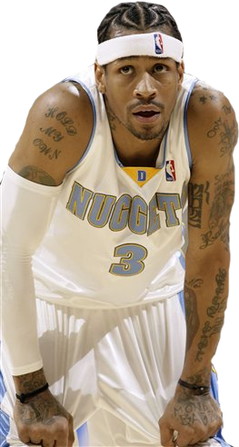 Share This Image - Allen Iverson (263x492), Png Download