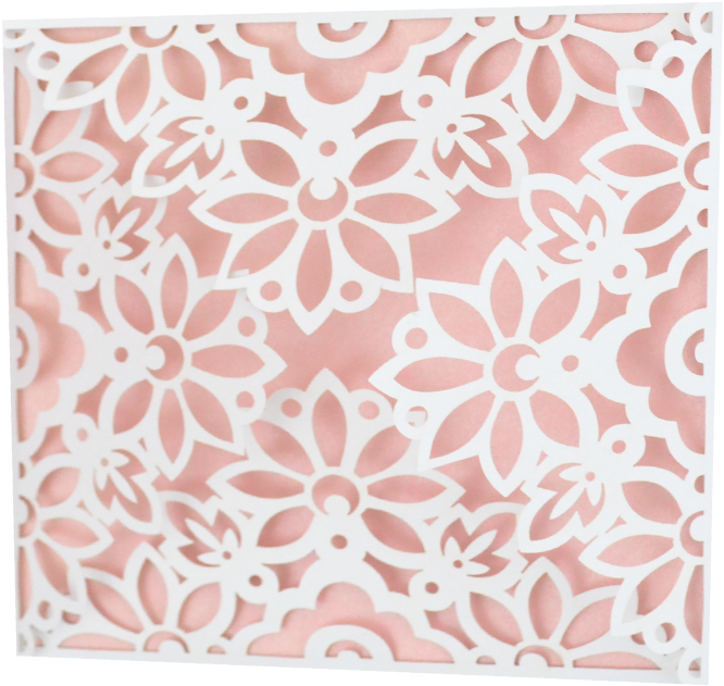 Lace Satin Ribbon Islamic Traditional Wedding Invitations - Wedding (800x800), Png Download