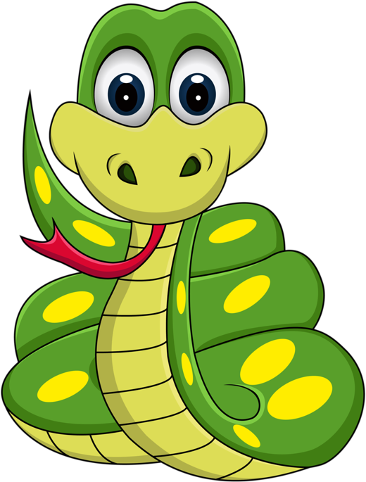 Фото, Автор Soloveika На Яндекс - Cute Snake Clipart (606x800), Png Download