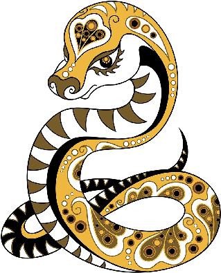 Snake Cartoon Clip Art Images - Serpiente Y Escaleras Rey (400x400), Png Download