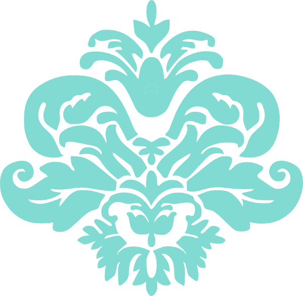 Small - Damask Boarders Png (600x585), Png Download