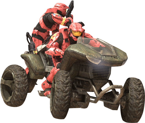 Halo3 Render - All-terrain Vehicle (690x551), Png Download