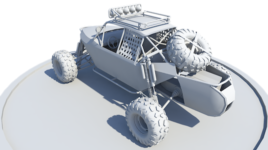 2 Projects 9 Pieces - Off-road Vehicle (533x300), Png Download