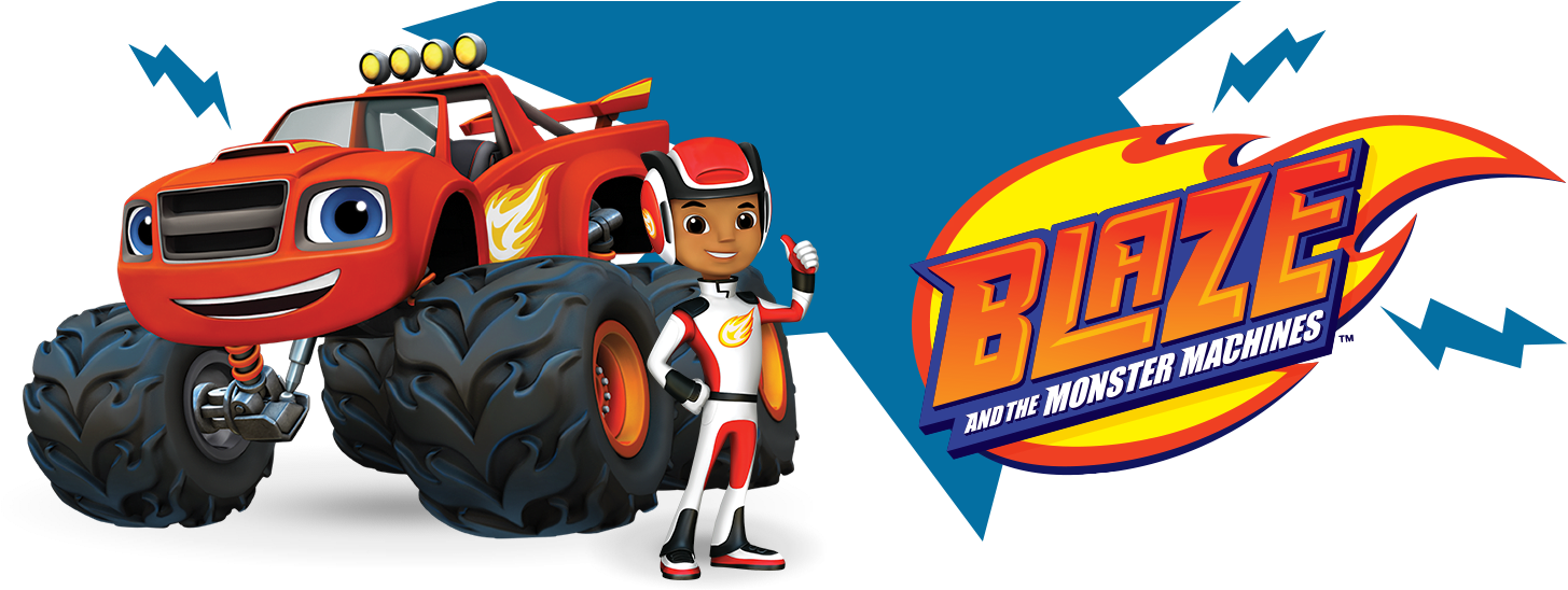 Blaze And The Monster Machines Clipart (1536x680), Png Download