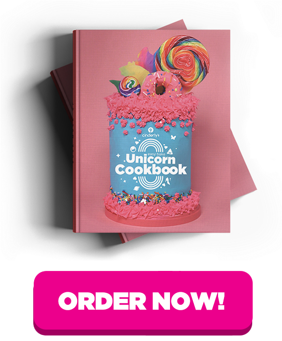 The Easy Bake Unicorn Cookbook - Graphic Design (568x717), Png Download