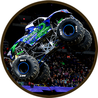 The All Star Monster Truck Tour Will Showcase A Head - Stinger Unleashed Monster Truck (400x400), Png Download