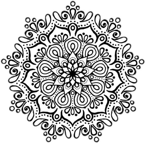 Mandala - Mandalas Para Colorear Grandes (506x499), Png Download