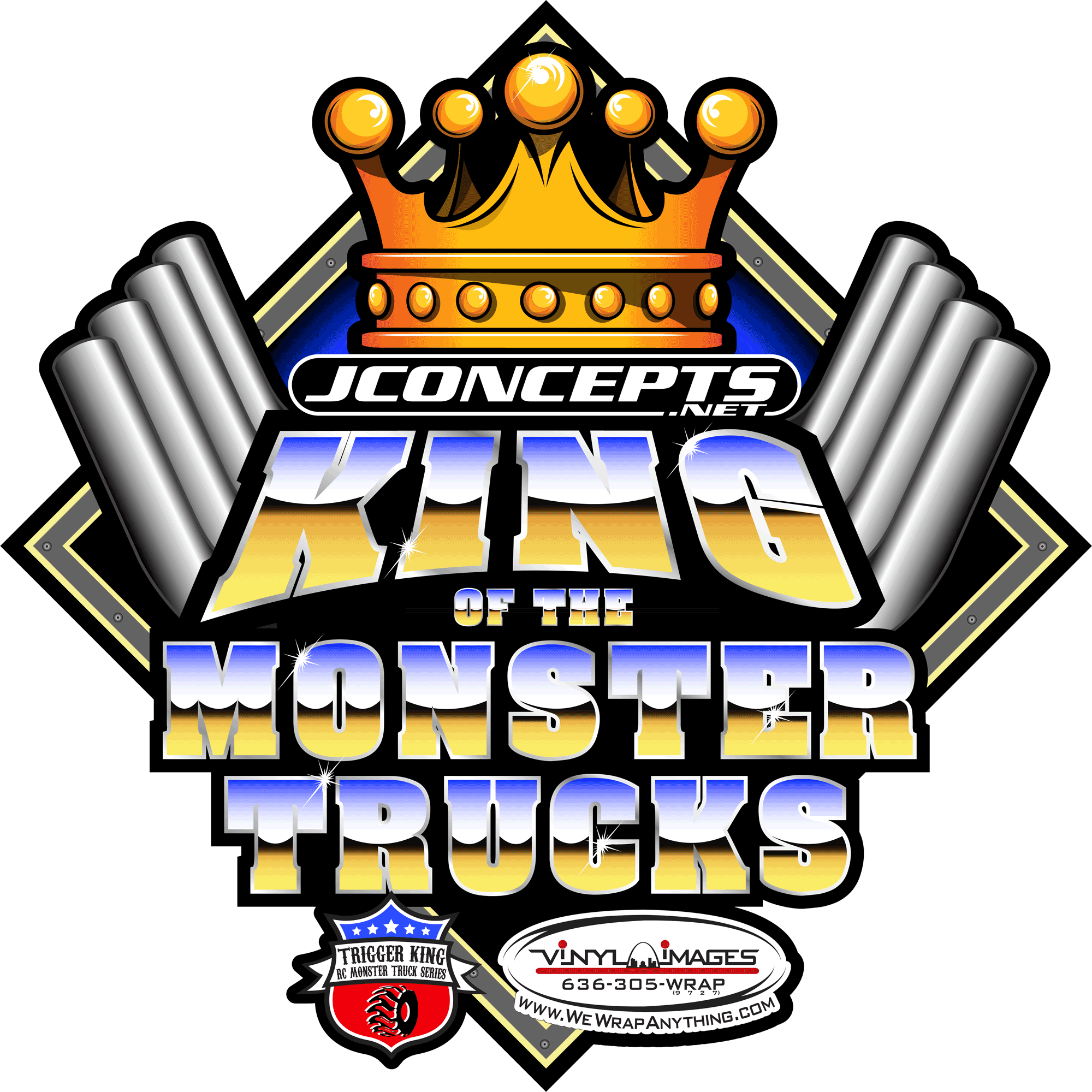 King Of The Monster Trucks Event Classes & Rules - Vinyl Images & Design (2000x2000), Png Download