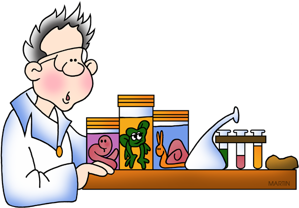 Scientist Clipart Biology - Biologist Clipart (648x466), Png Download