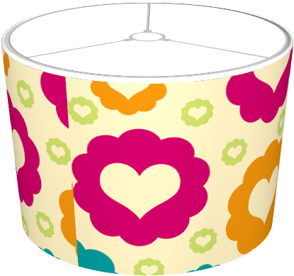 Candy Hearts Pattern - Circle (674x516), Png Download