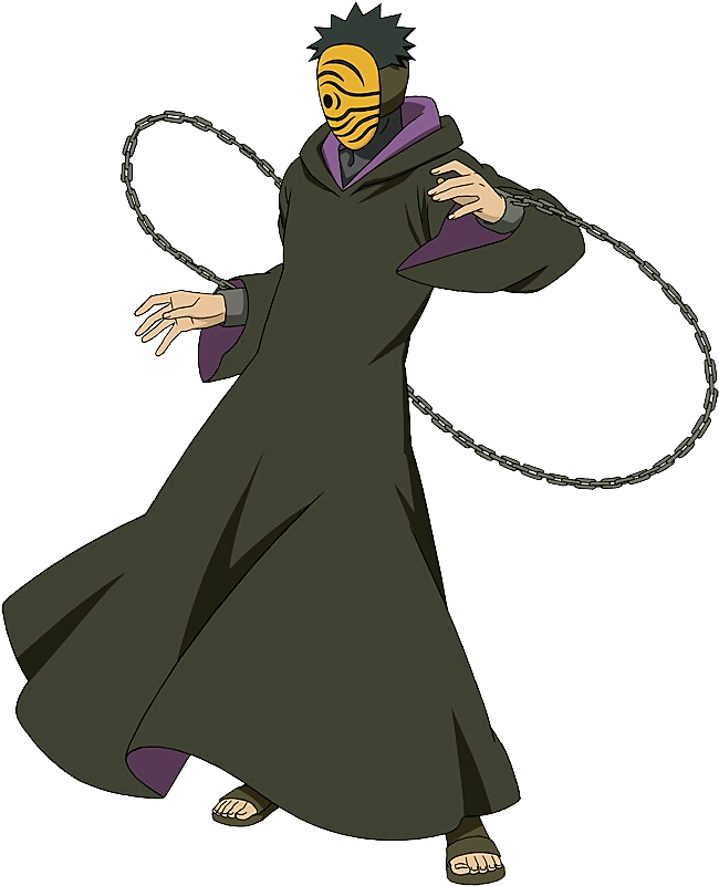 Obito As The Masked Man - Masked Man Naruto Online (690x959), Png Download