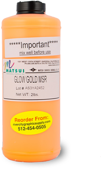 Matsui Glow Gold Msr Pigment - Bottle (600x600), Png Download
