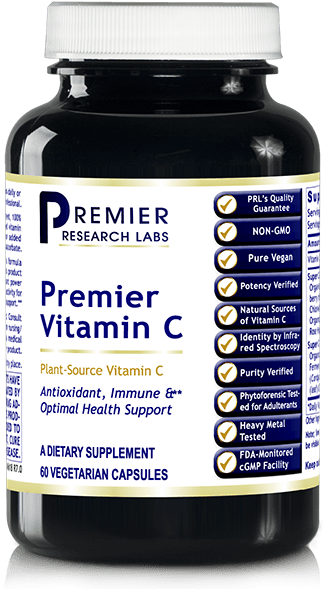 Vitamin C, Premier - Premier Research Labs Lean Advantage 60 Caps (340x600), Png Download