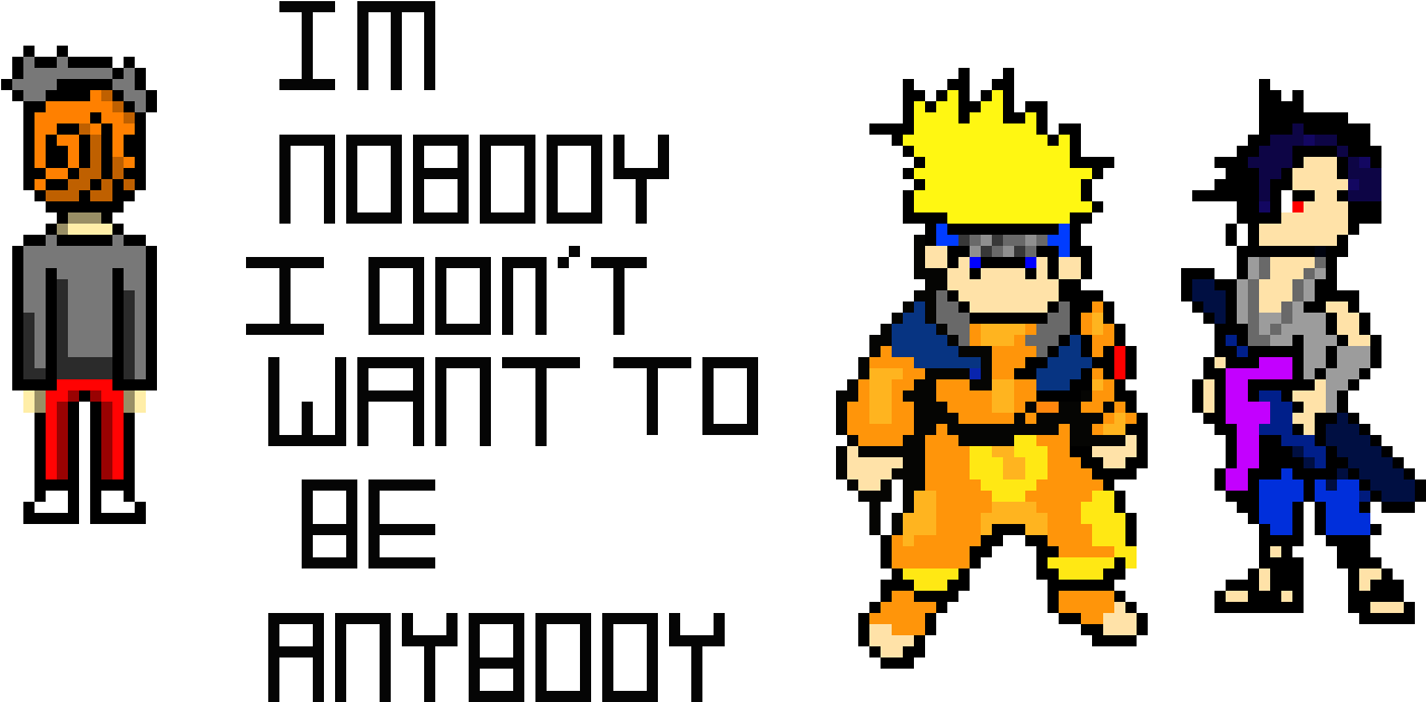 Naruto Pixel Art Obito Uchiha - Pixel Naruto (1540x850), Png Download