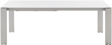 White Table Png - Extendable Dining Table Console (480x271), Png Download