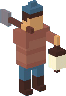 Crossy Road Grave Digger - Crossy Road Chicken Png (400x400), Png Download