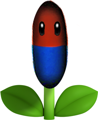Vitamin Flower - Illustration (397x407), Png Download