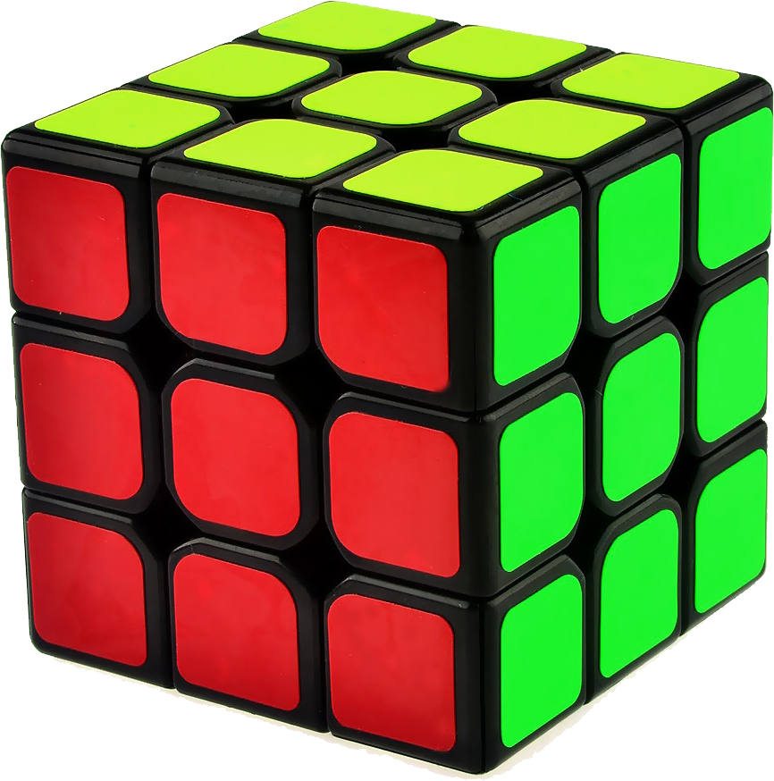 Rubik's Cube Png Image - Rubiks Cube Qiyi (866x874), Png Download
