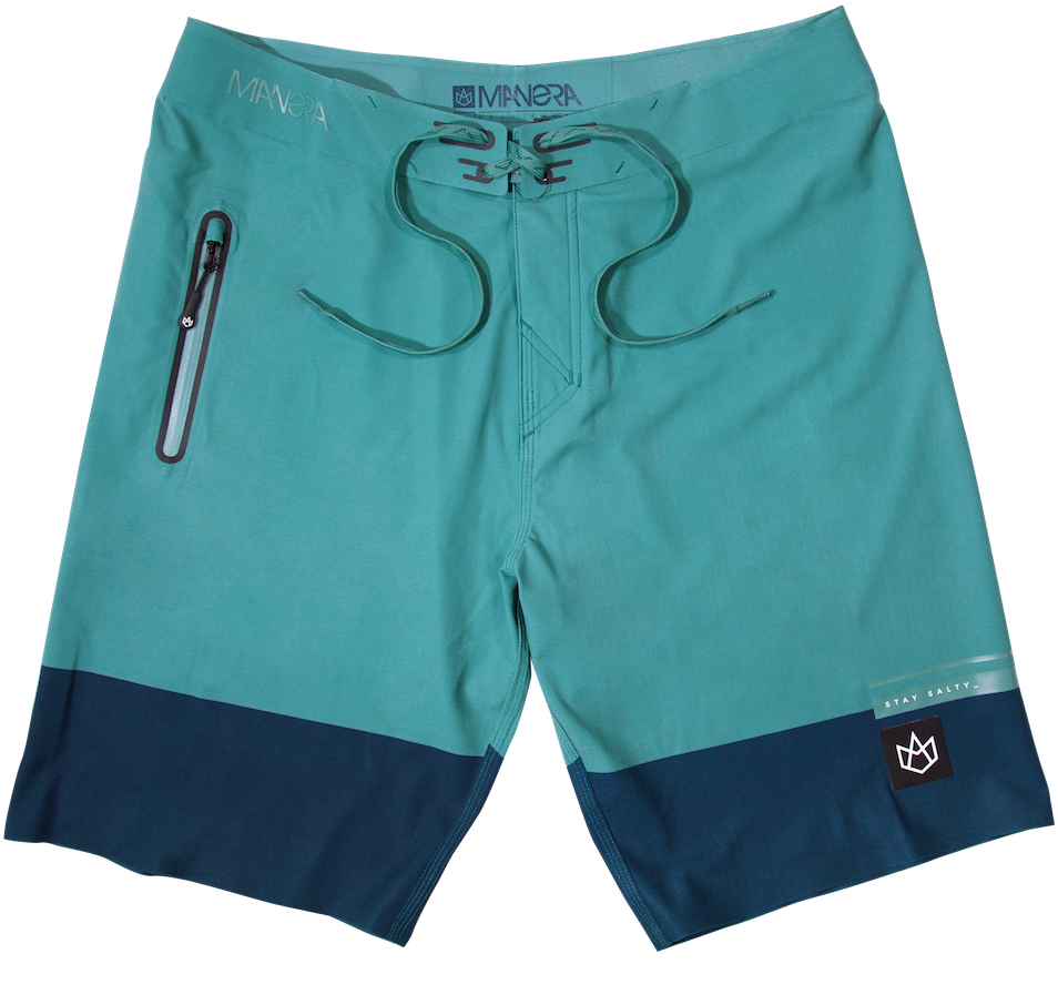 Boardshort Manera Squareflex Vert (992x1080), Png Download