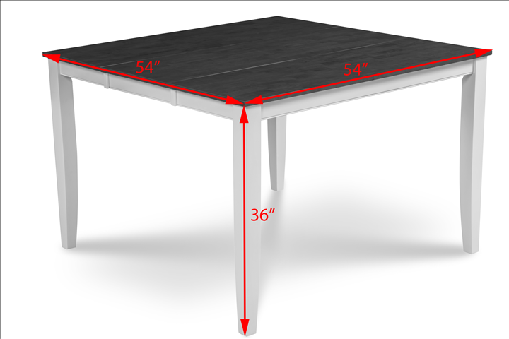 Fullerton Counter Height White Table - Dining Room (720x480), Png Download