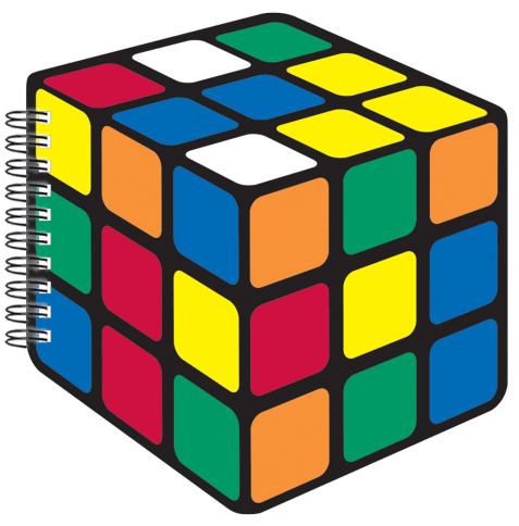 Banner Library Stock Rubik S Scented Notebook Iscream - Rubik's Cube (550x550), Png Download