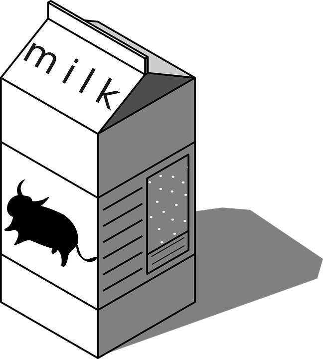 Kicking A Carton With Students Who Are Blind Or Visually - Low Fat Milk Cartoon (648x720), Png Download