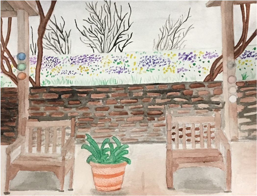 For This Project, We Created A Landscape - Outdoor Table (1200x1600), Png Download