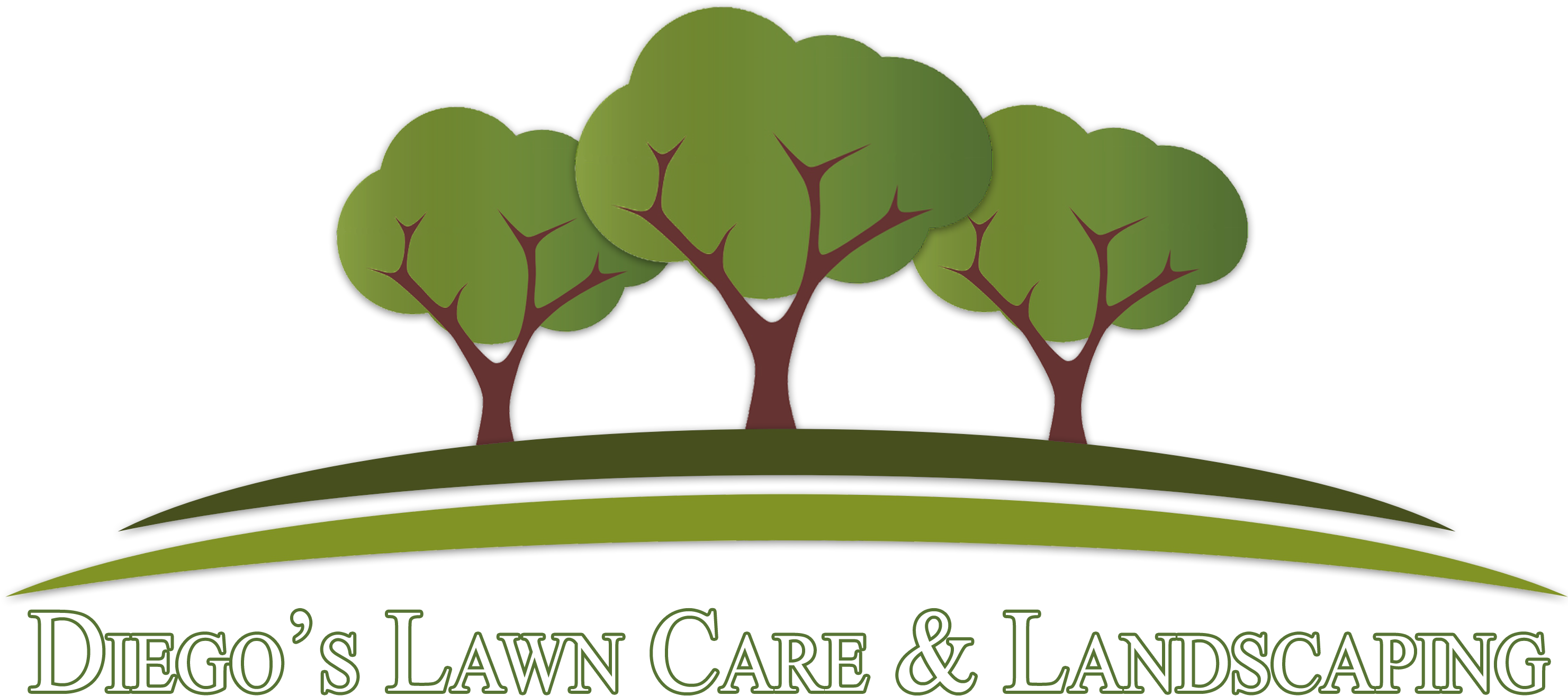 Franklin County Lawn Care - Landscaping Clip Art (2972x1450), Png Download