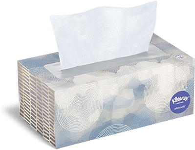 Kleenex Ultra Soft Flat Carton Facial Tissue - Kleenex Ultra Soft (424x365), Png Download