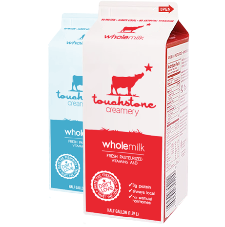 Milk Cartons - Organic Milk (460x500), Png Download
