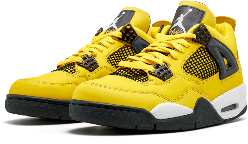 The Rumor Mill Is Percolating With The Air Jordan 4 - Air Jordan 4 Retro Ls Lightning 2006 Mens Sneakers (1000x600), Png Download