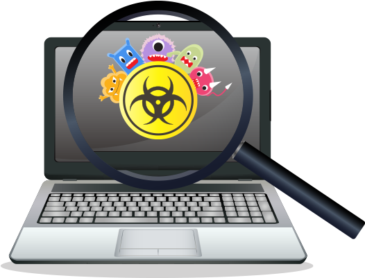 If Your Computer Is Slow, Freezing, Or Plagued With - Find Virus (544x400), Png Download