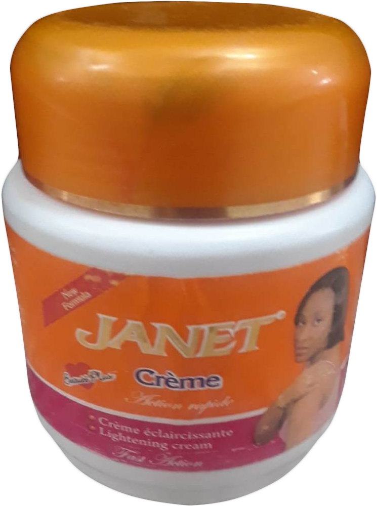 Janet Lightening Cream - Cream (937x1133), Png Download