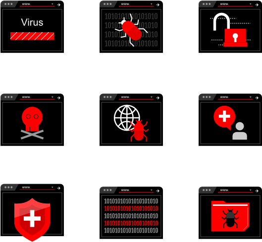 Internet Security - Illustration (600x564), Png Download