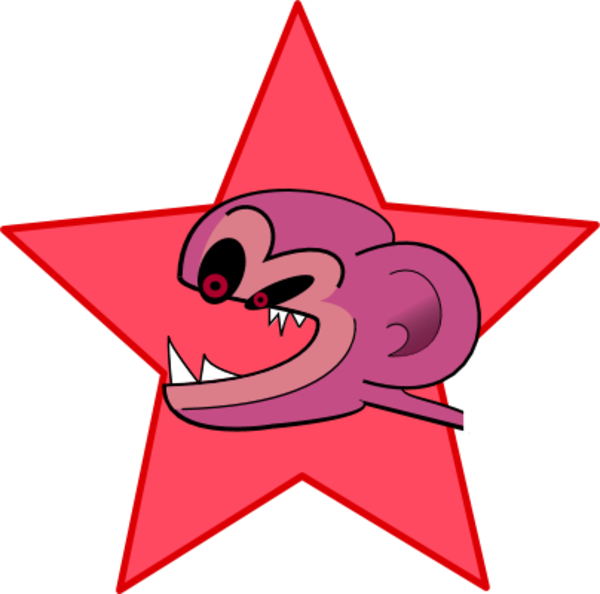 Crazy Monkey Art - Monkey Clip Art (600x594), Png Download