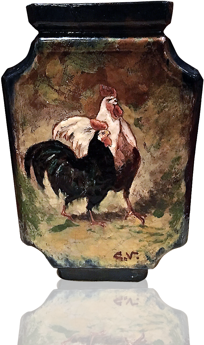 Charles Volkmar [1841-1914] American Artist And Potter - Vase (1400x1400), Png Download