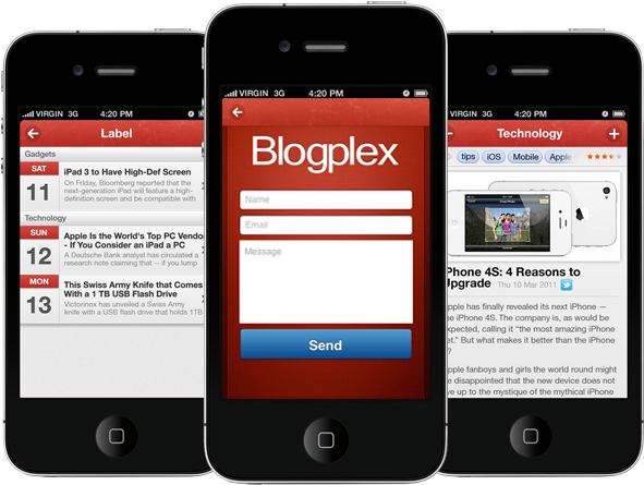 Blogplex - Iphone (696x454), Png Download