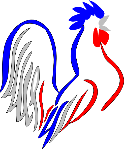 Small - French Rooster (492x594), Png Download