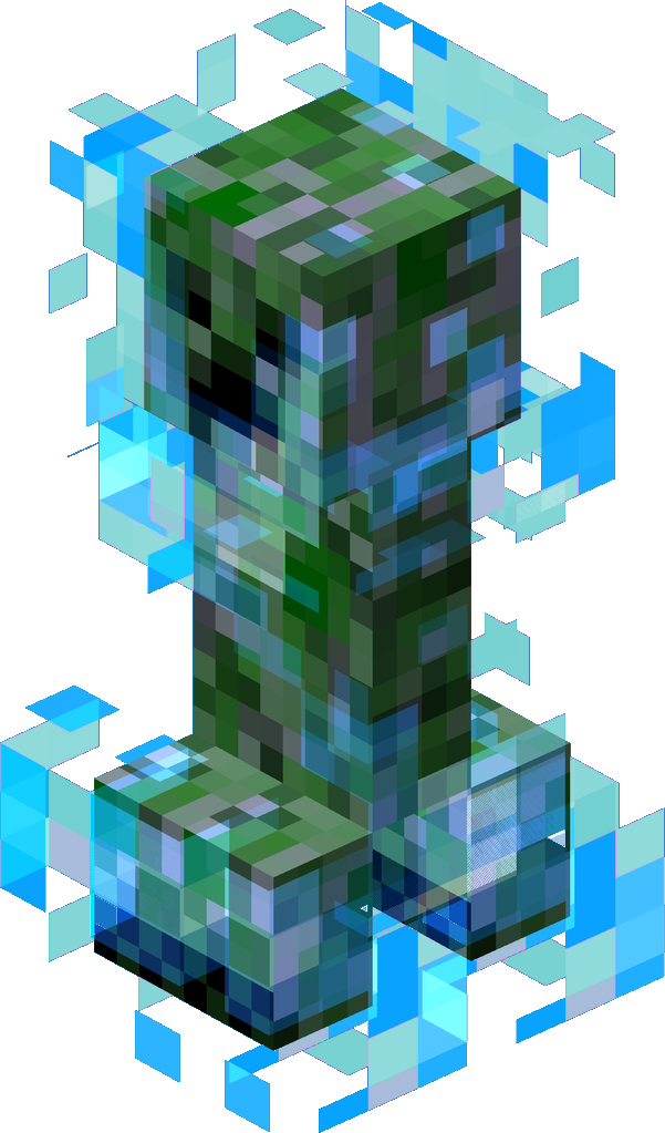 Charged Creeper Minecraft Creeper Free Transparent Png Download