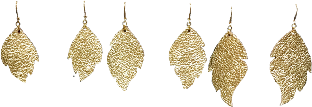 Classic Gold Leaves - Gold (1060x885), Png Download