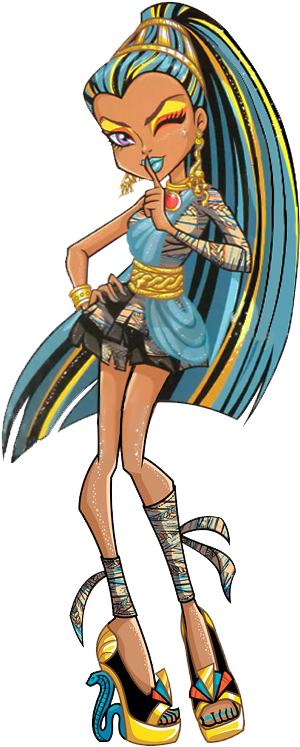 Nefera Secret Creepers - De Monster High Nefera (369x800), Png Download