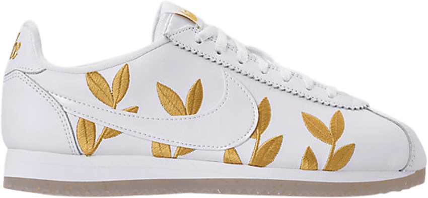 nike cortez gold leaf