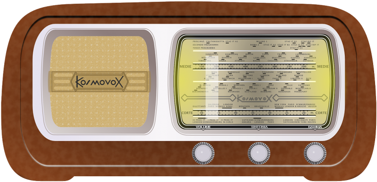 Free - Radio (500x250), Png Download