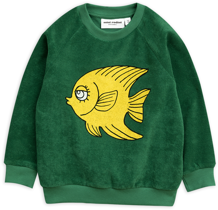 Fish Terry Sweatshirt - Long-sleeved T-shirt (1100x1430), Png Download