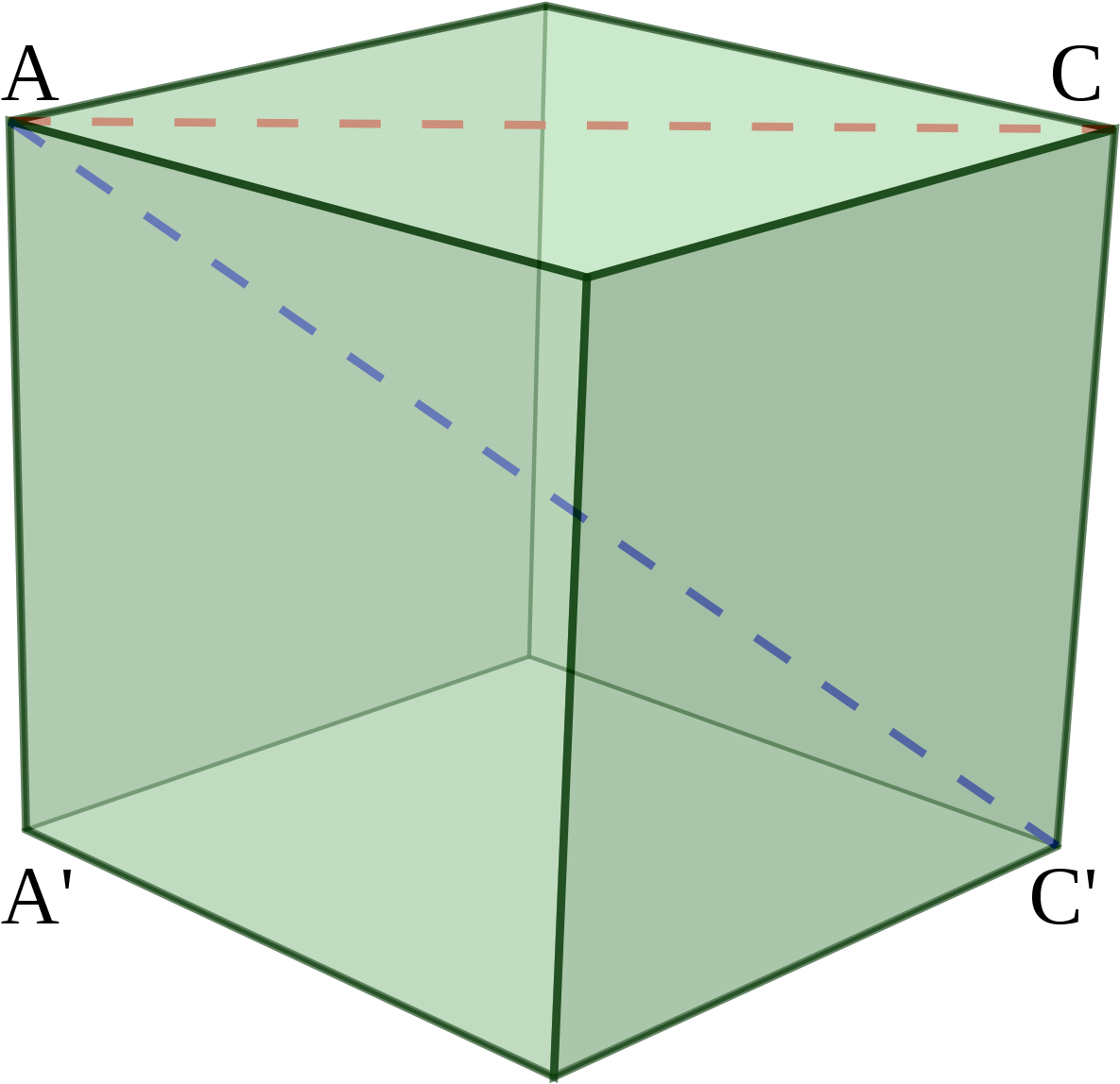 Cube Diagonal (1200x1156), Png Download