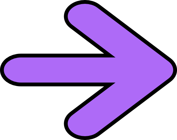 Jpg Freeuse Library Clipart Arrow Pointing Right - Purple Arrow Pointing Right (600x475), Png Download